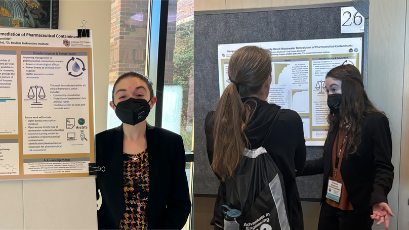 Lab Member Vanessa Maybruck Presents at the NSF NRT Annual Meeting at ASU and the CEAS East Campus Open House for CU Boulder's Research and Innovation Week